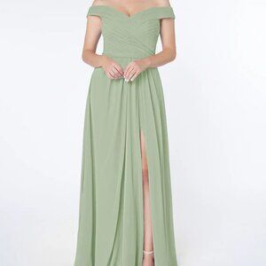 Azazie Audrianna in Dusty Sage